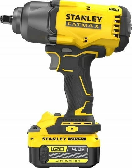 Çelës impakti Stanley SFMCF940M1 18 V 1/2" 949 Nm, 1x bateri 4 Ah, me valixhe, verdhë/zi