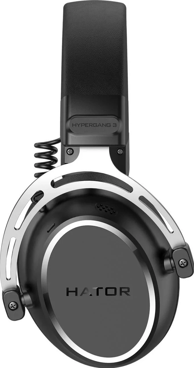 Kufje Hator Hypergang 3, me mikrofon të ndashëm, me kabllo, të zeza