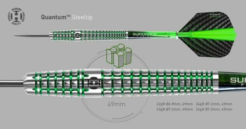 Shigjeta dart Harrows për meshkuj, QUANTUM 90%