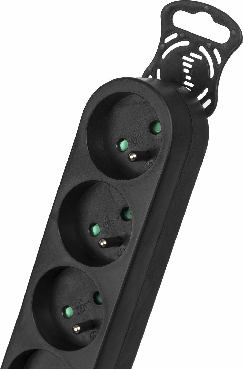 Rrymëzgjatës Maclean Energy MCE183, 5 priza, 1.4 m, 2300 W, me ndërprerës, i zi
