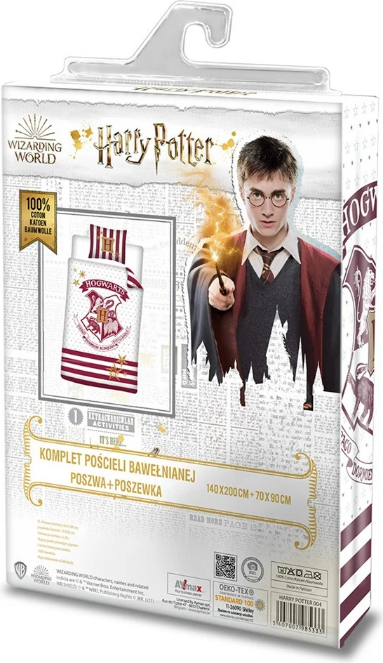  Set mbulesë shtrati dhe jastëk Harry Potter