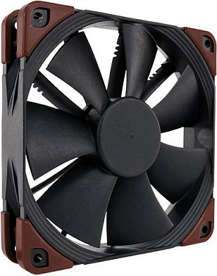 Ventilator për kasë Noctua NF-F12 iPPC 2000 PWM, 120mm, 2000RPM, i zi/kafe