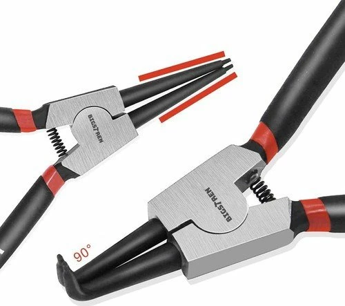 Pincë për unaza Seger Falon-Tech Bigstren 22159, set 4 copë, të zeza