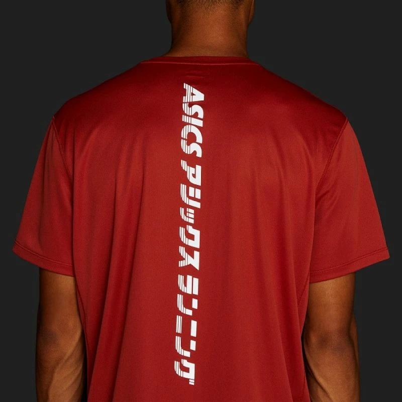 Maicë për meshkuj Asics, e kuqe