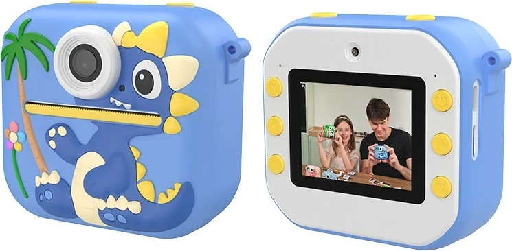 Aparat fotografik Tracer DinoCam, 48MP, printim i menjëhershëm, 13 aksesorë, bardhë