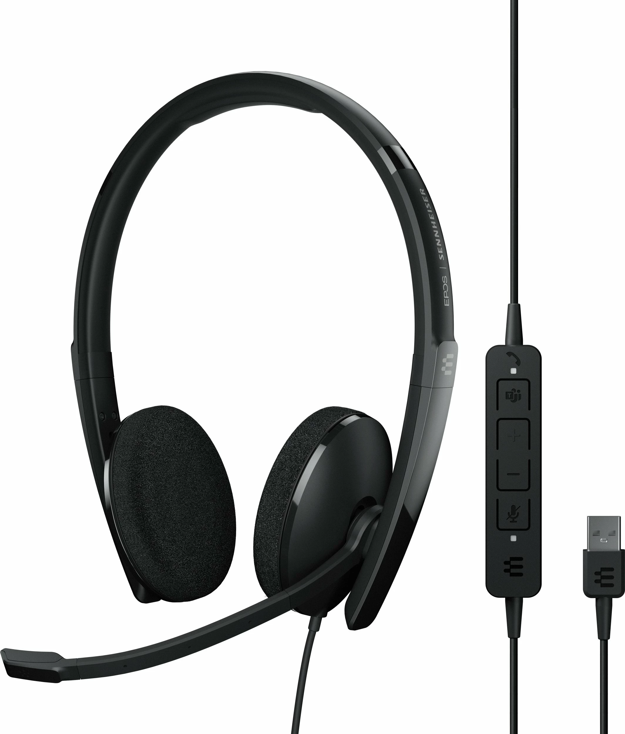 Kufje Epos ADAPT 160T II 1000901 USB me mikrofon, të zeza 8