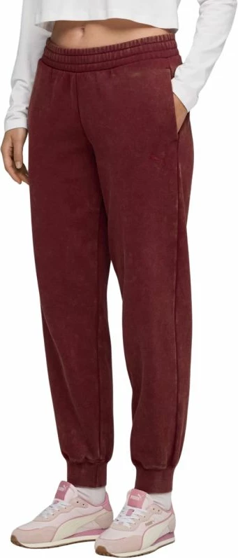 Pantallona sportive Puma për femra, të kuqe