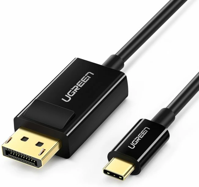 Kabllo USB-C në DisplayPort UGREEN 50994 1.5m 4K@30Hz e zezë, polybag