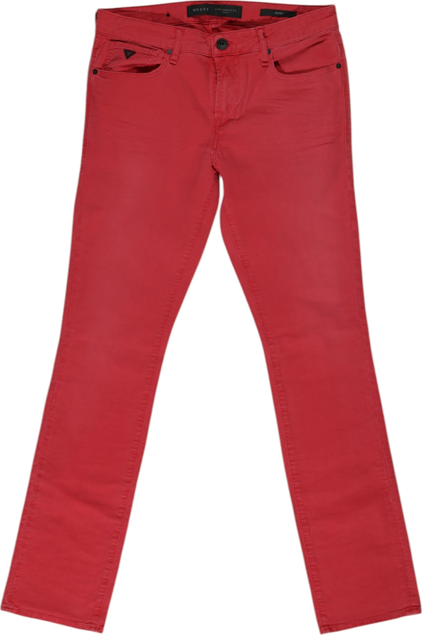 Pantallona xhins për meshkuj Guess M42014D1CU2, të kuqe