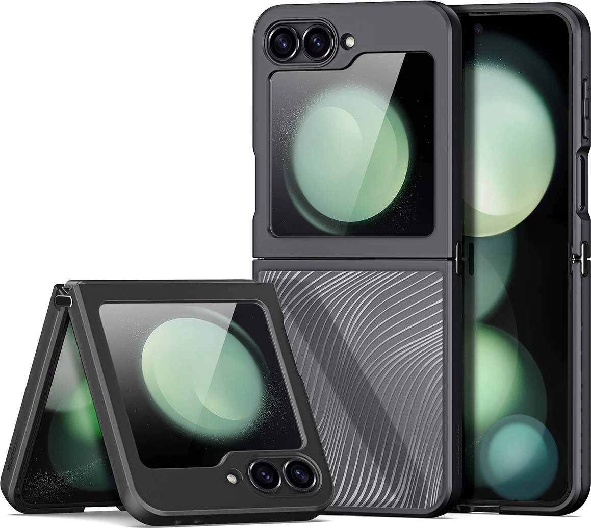Mbështjellës Dux Ducis Aimo për Samsung Galaxy Z Flip 6, i zi