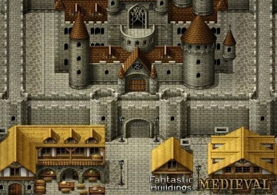 RPG Maker MV: Fantastic Buildings - Medieval DLC EN/DE/FR/IT/PT/ES Global