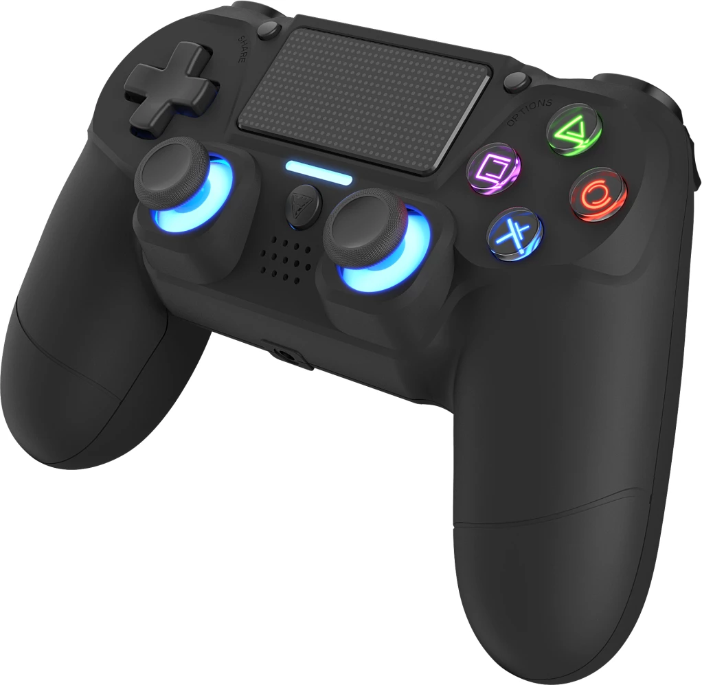 Kontroller wireless DRAGONSHOCK MIZAR+, Bluetooth 2.1 + EDR, Hall-Effect joysticks, për PS4/PC/Mobile, i zi