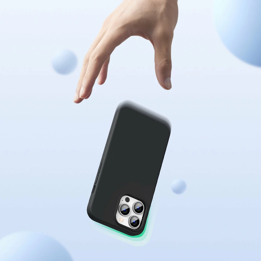 Mbështjellës silikon Ugreen për iPhone 13 Pro, i zi