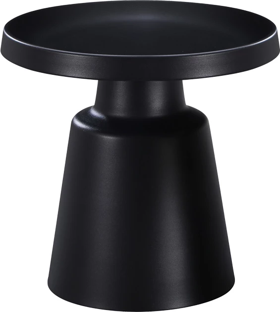 Set tavolina kafeje Ginoze, metal i zi, 2 copë