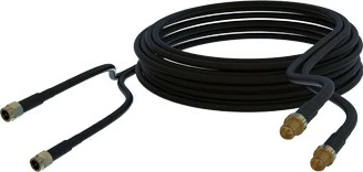 Kabëll Poynting A-CAB-92, 5m, twin HDF-195, SMA-Male në SMA-Female