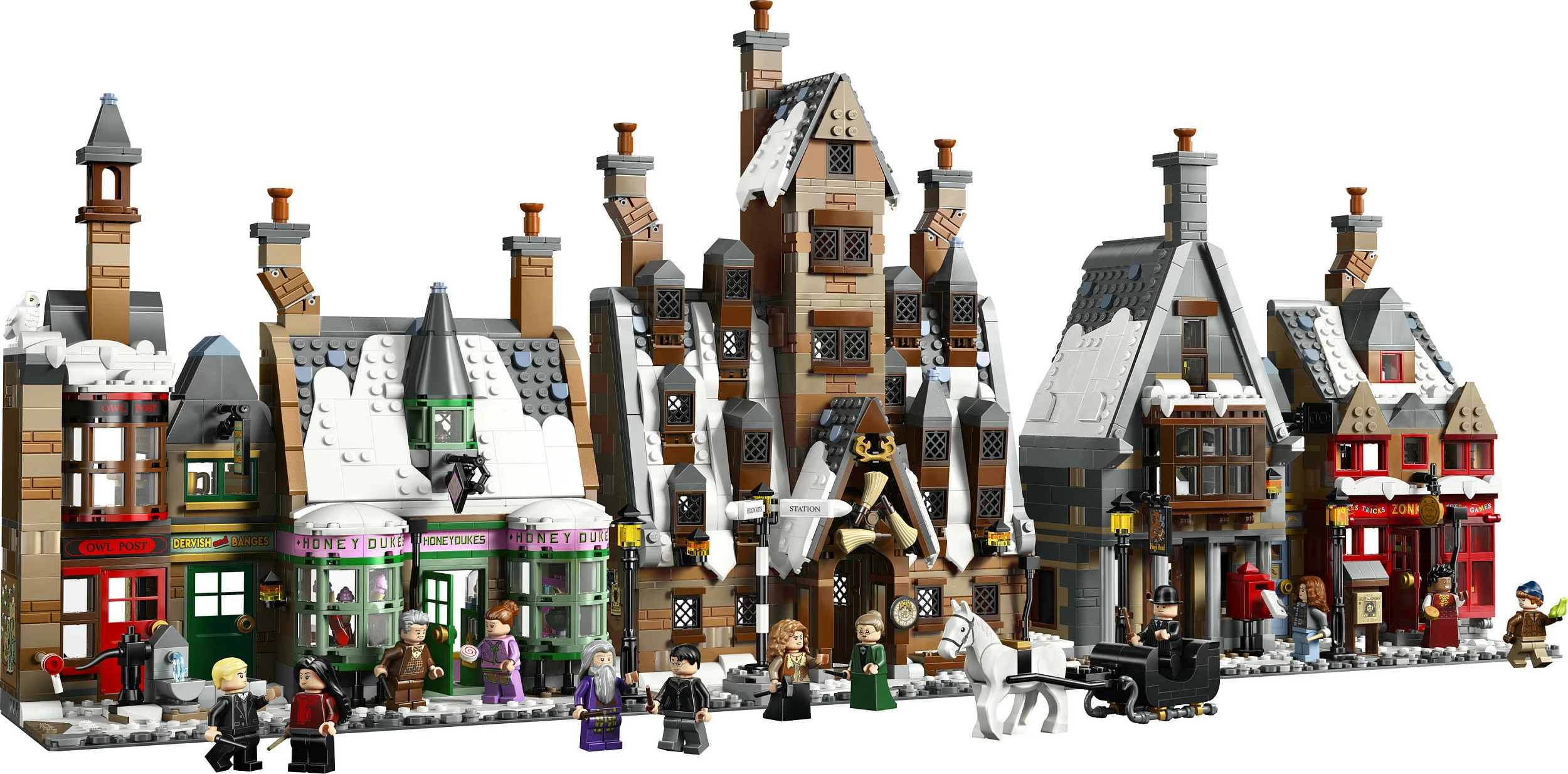 Set ndërtimi LEGO Harry Potter 76457 Hogsmeade Village (Collectors Edition), 3228 copë, 18+, multicolor
