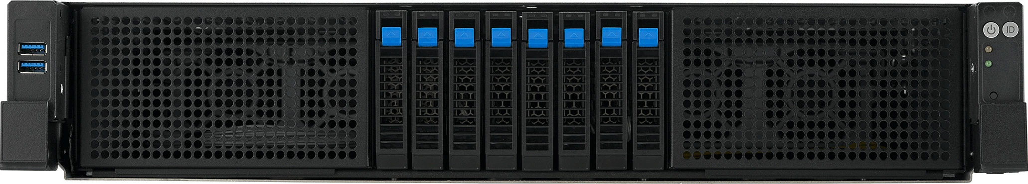 Server rack ASUS RS720A-E13-RS8G, Socket SP5, dual AMD EPYC, DDR5 deri 3TB, 2U, 3200W, zi/argjendtë