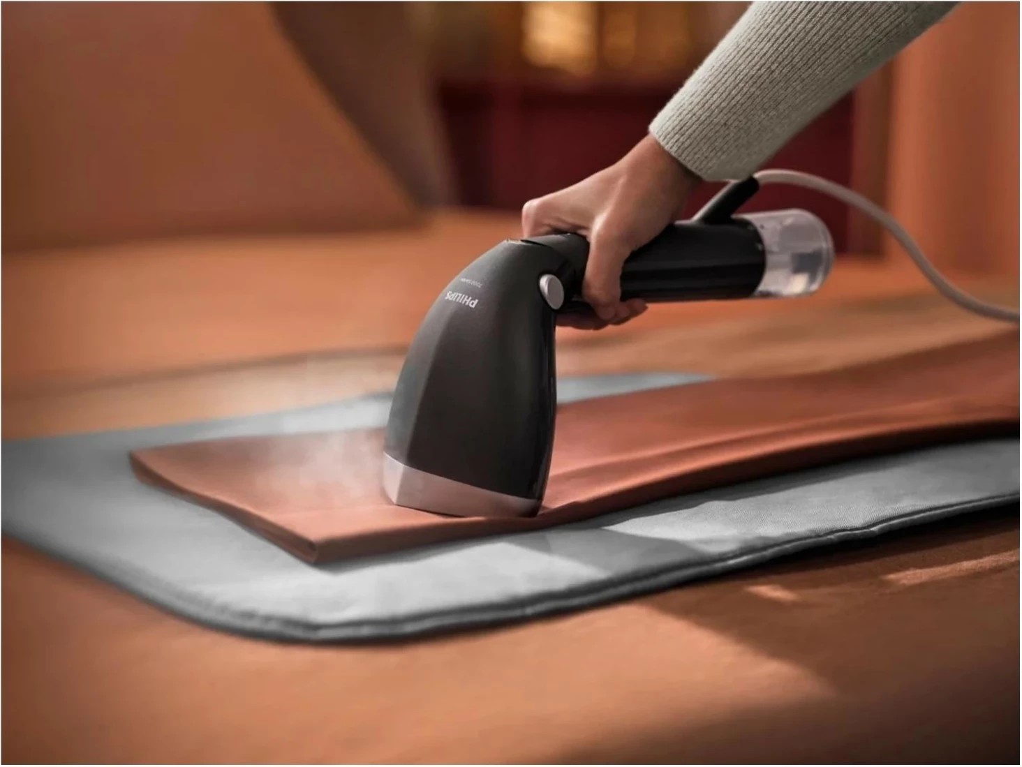 Hekur me avull Philips 7000 STH7040/80, 1500W, metal, gri