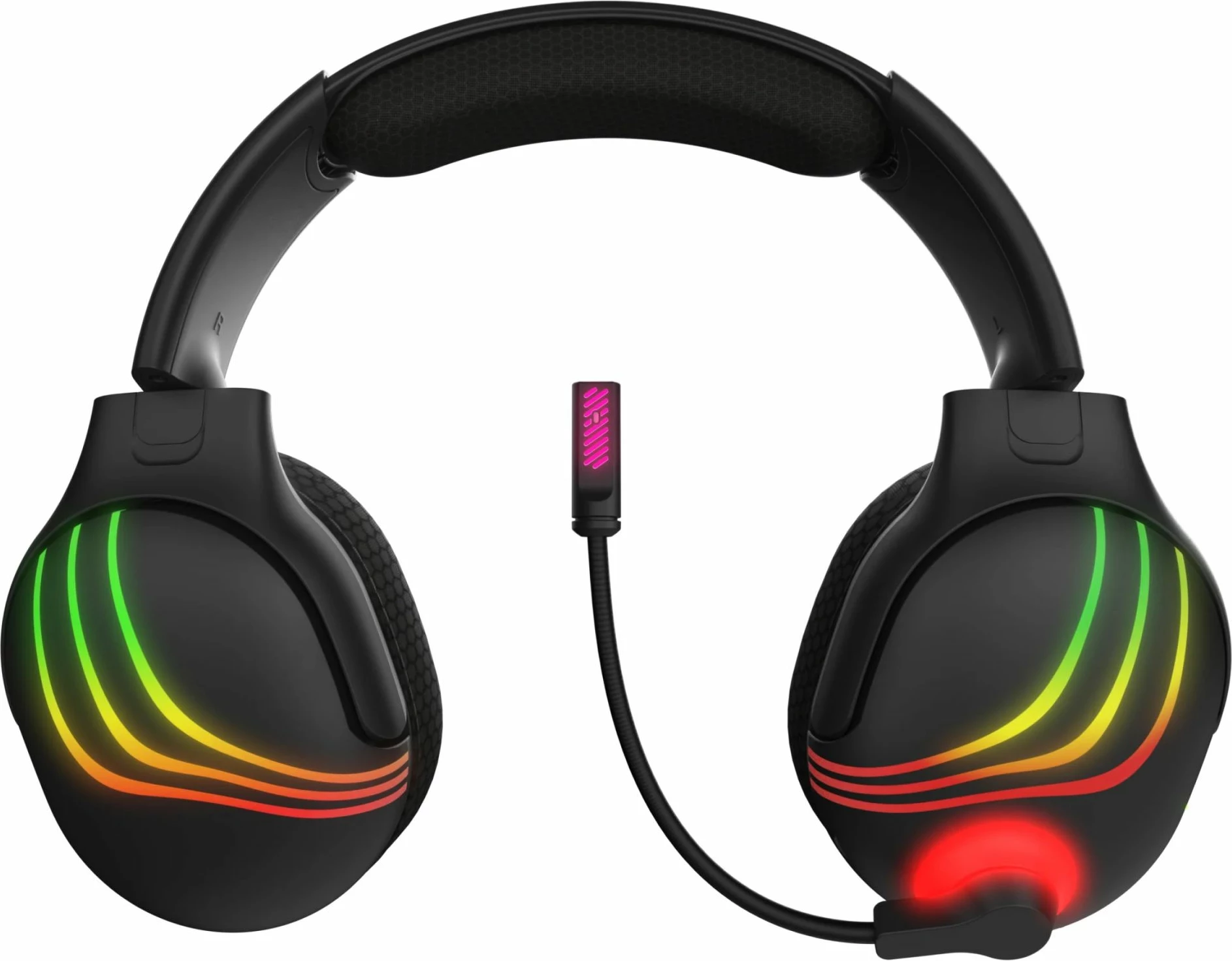 Kufje wireless PDP Afterglow Wave për Xbox, RGB, me mikrofon, të zeza