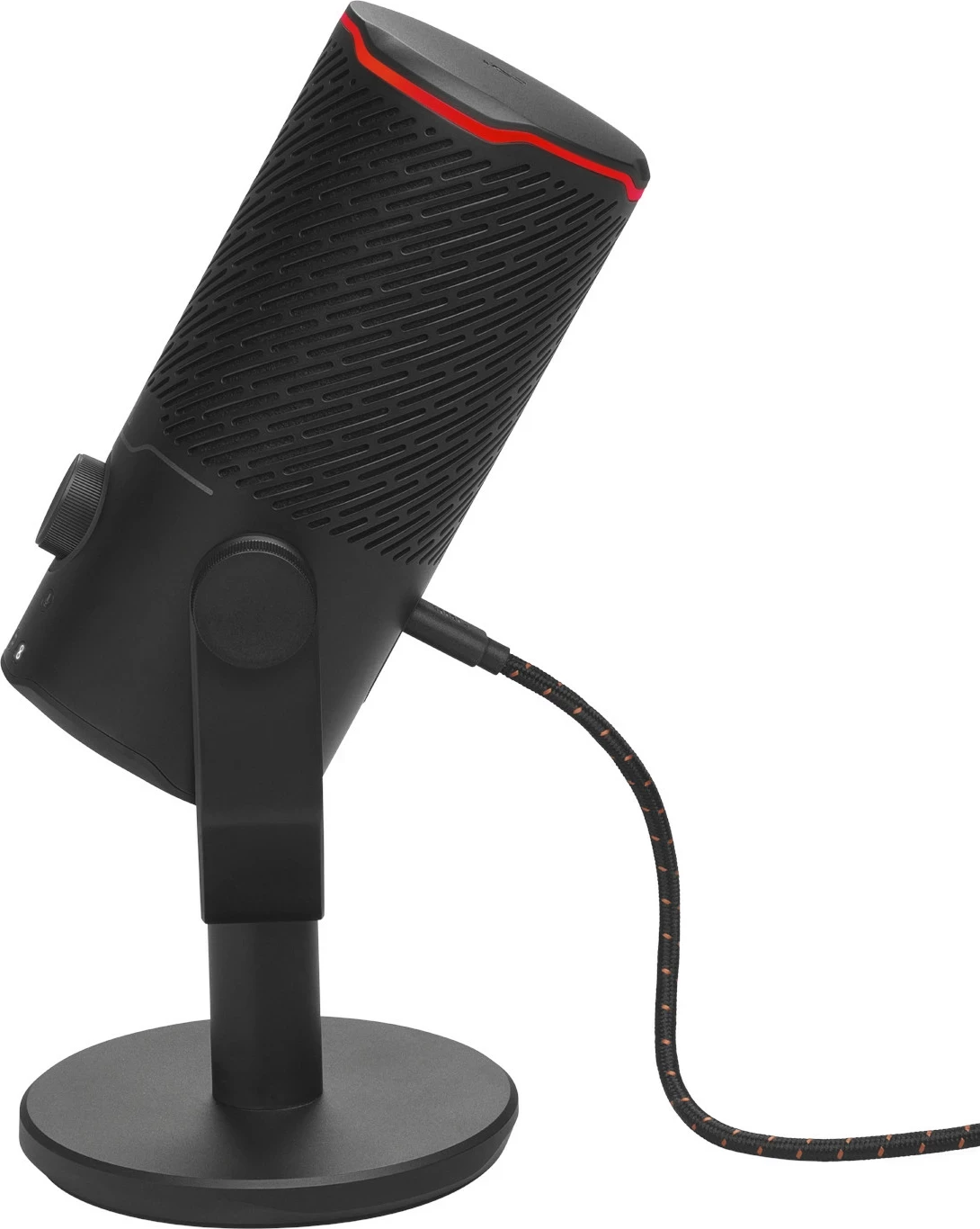 Mikrofon JBL Quantum Stream Studio, 4 mënyra regjistrimi, RGB VU meter, i zi