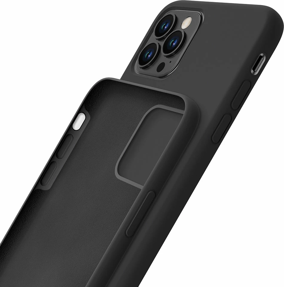 Mbështjellës silikoni 3mk për iPhone 11 Pro Max, i zi