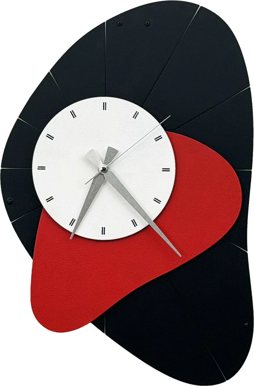 Orë muri dekorative prej metali, Wallity, Cudi-1, shumëngjyrëshe, 34x50cm