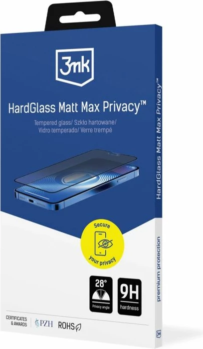 Mbrojtës ekrani 3mk Hardglass Matt Max Privacy për iPhone 17 Air