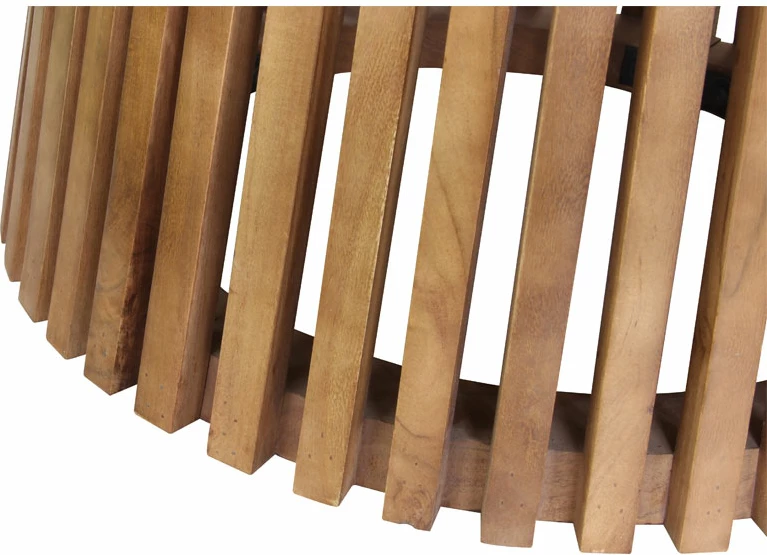 Tavolinë e rrumbullakët TORRE, ngjyrë arre, 130x130x76cm