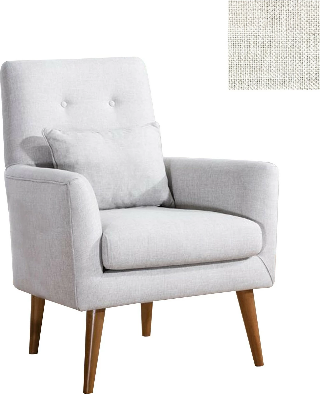 Set divani-krevat Atelier del Sofa, Aria-TKM05-1005, krem