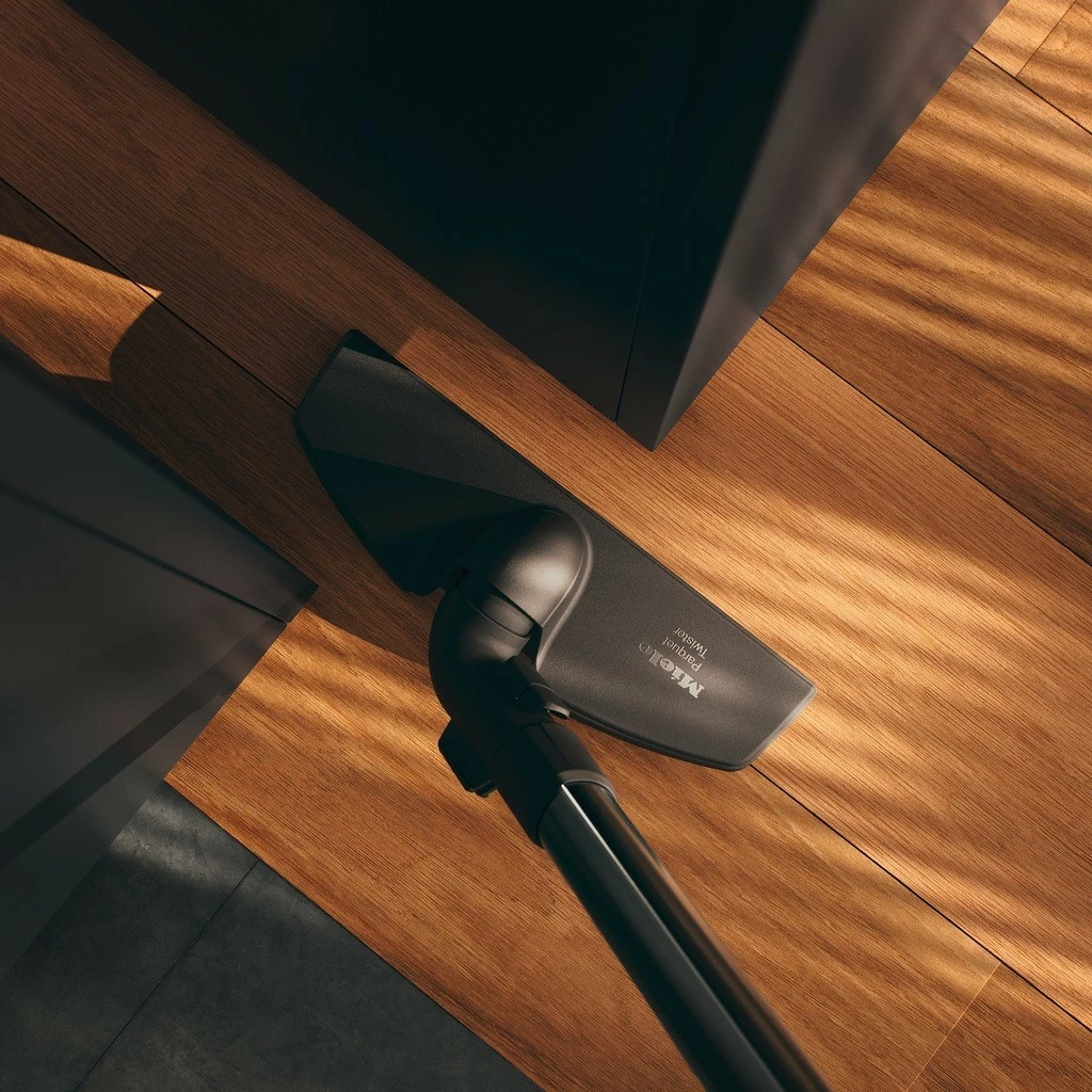 Fshesë me korrent Miele Blizzard CX1 Parquet 890 W pa qese me filtër HEPA, Tech Blue