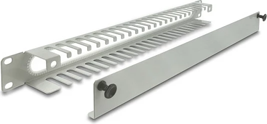 Panel menaxhimi kabllosh DeLOCK 67278, 1U, 19", çelik, gri