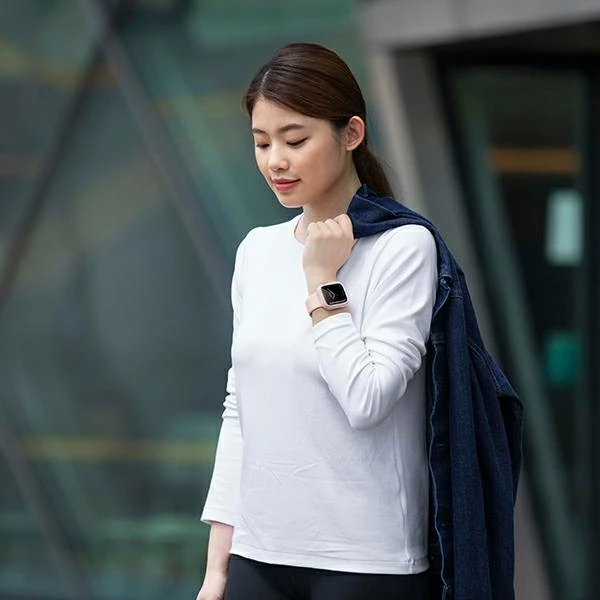 Mbështjellës UNIQ Moduo për Apple Watch 4/5/6/7/8/SE/SE2 40/41mm, rozë dhe bardhë