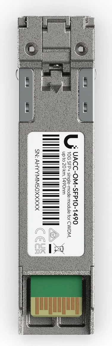 Modul optik SFP+ Ubiquiti UACC-OM-SFP10-1490, 10G/1G, Single-Mode, 1490nm