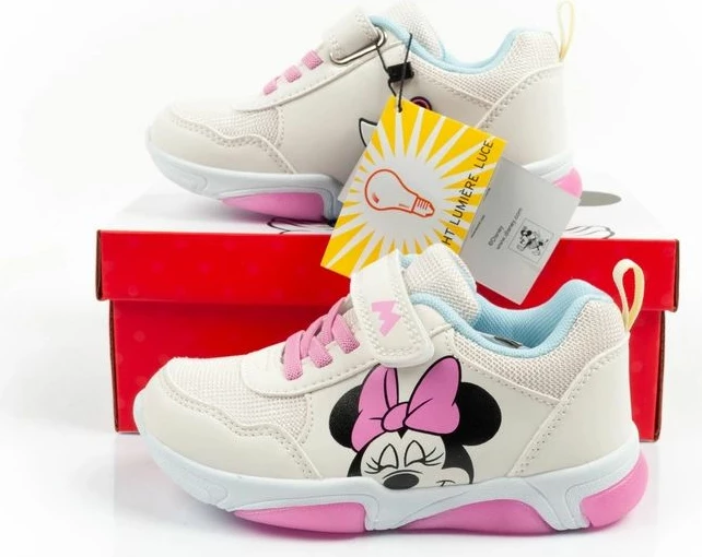 Atlete për fëmijë Leomil Minnie Mouse me Velcro LED
