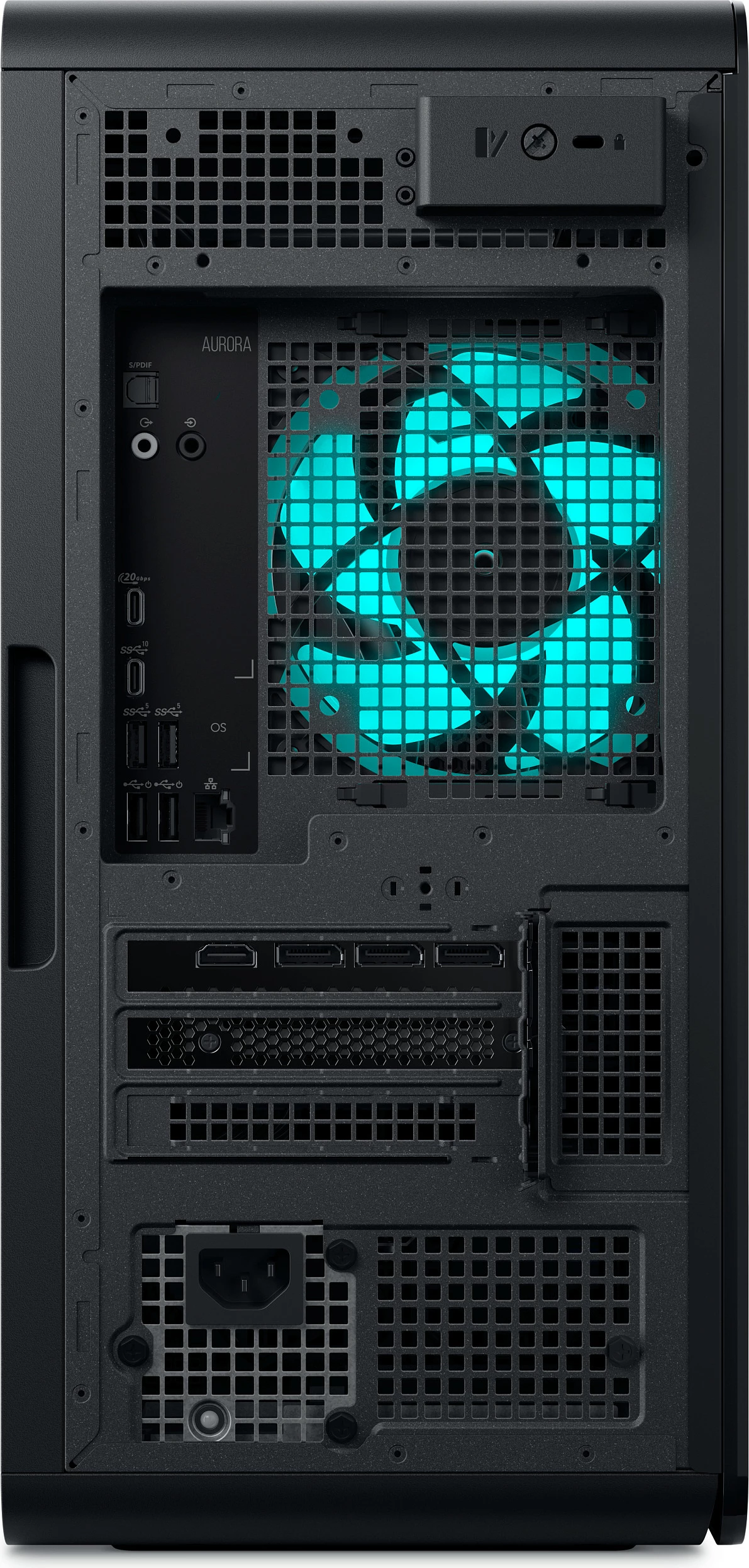Kompjuter Dell Alienware Aurora ACT1250, Core Ultra 9 285K, 32GB RAM, 2TB SSD, GeForce RTX 5080 16GB, Windows 11 Home, zi
