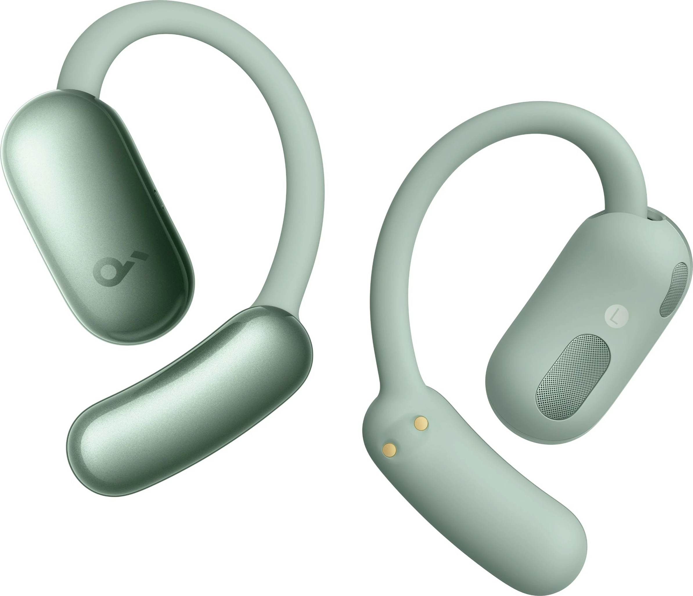 Kufje Anker Soundcore AeroFit 2 AI, Bluetooth 5.4, Open-Ear, 42h, IP55, jeshile