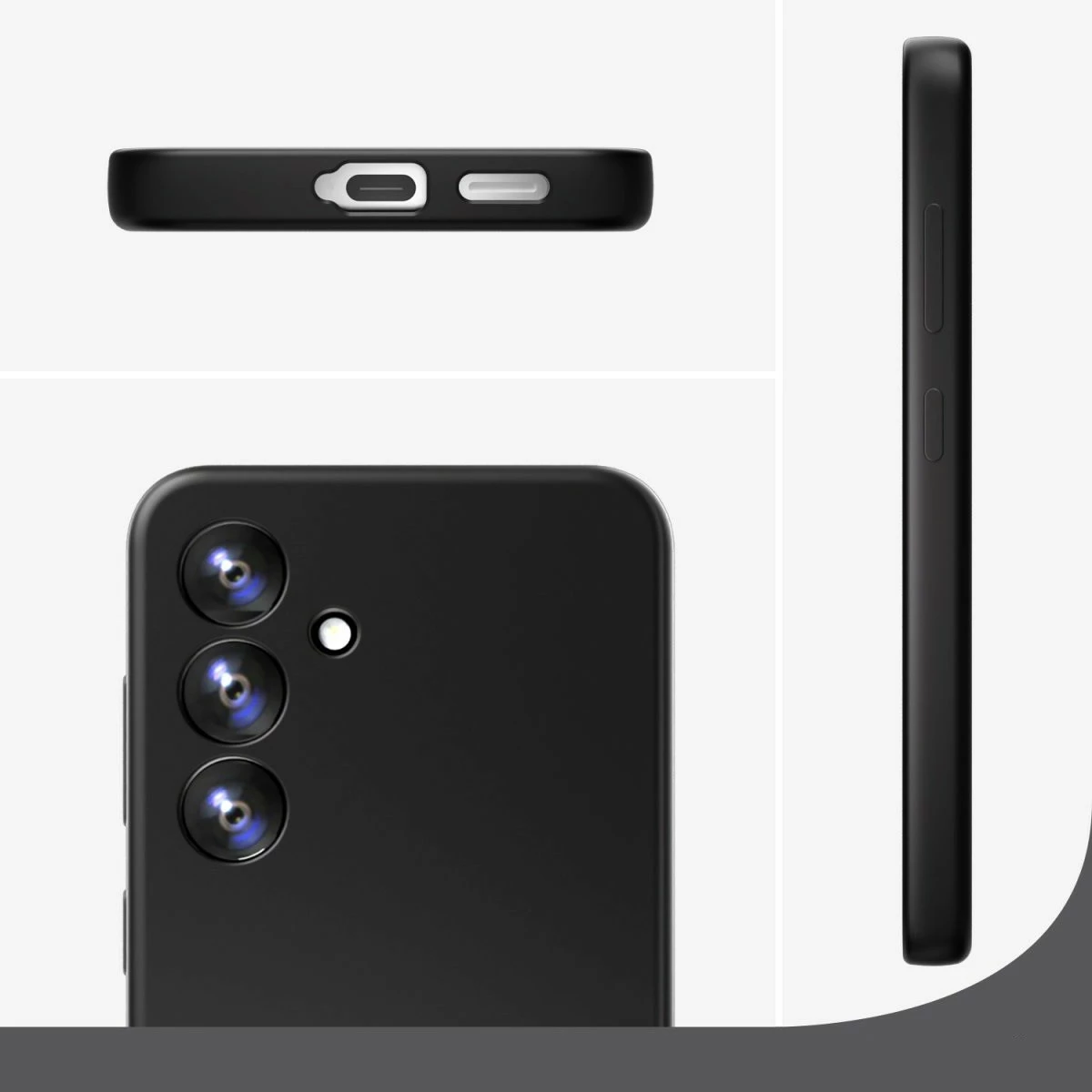 Mbështjellës 4smarts 541337, Samsung Galaxy A56, 17 cm (6.7"), i zi