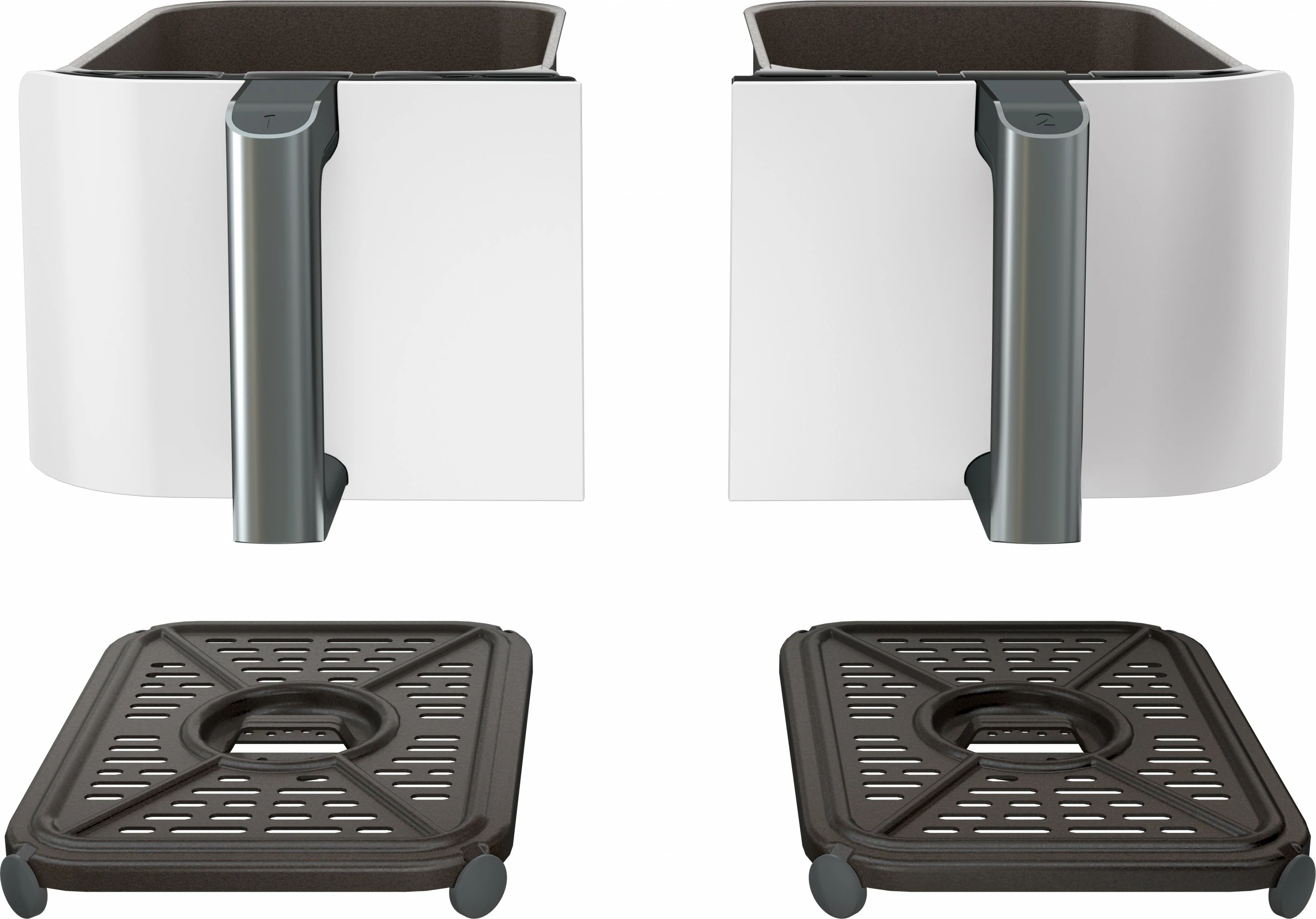 Furrë me ajër Ninja Foodi MAX AF400EU, 9.5L, dy zona, e bardhë