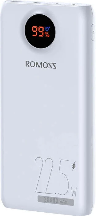 Powerbank Romoss SW20PF, 20000mAh, 22.5W, e bardhë