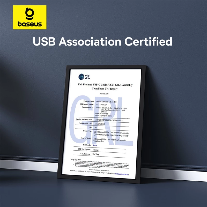 Kabllo USB-C Baseus CB000068, 1m, 240W, 8K 60Hz, e zezë