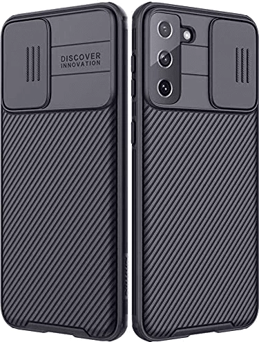 Mbështjellës NILLKIN CamShield për Samsung Galaxy S23 Plus 5G, mbrojtje kamere, i hollë, grip i mirë, i zi