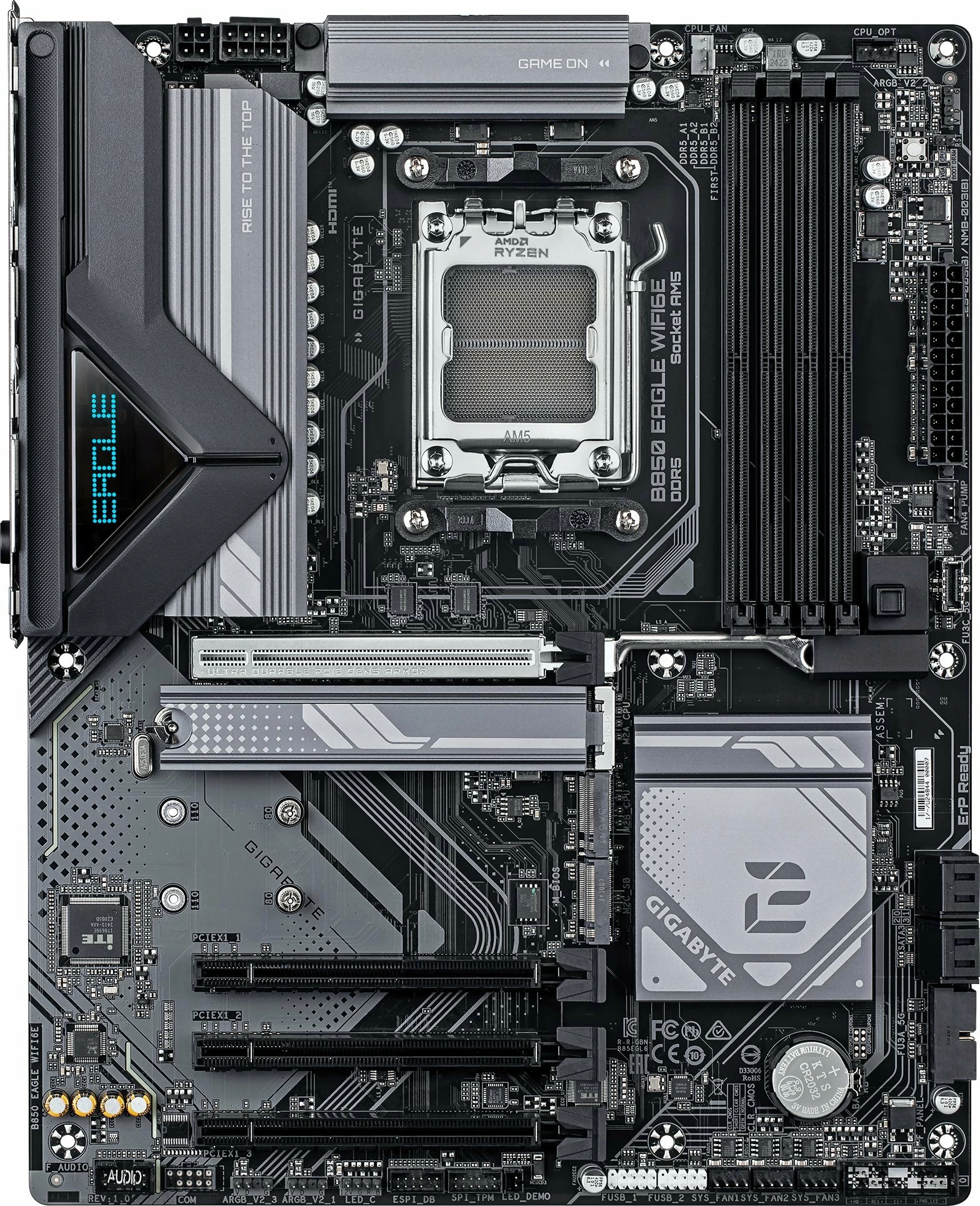 Pllakë amë Gigabyte B850 EAGLE WIFI6E ATX, DDR5, Wi‑Fi 6E, Bluetooth