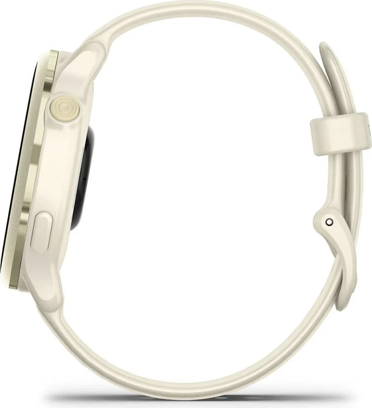 Smartwatch Garmin vívoactive 6, 42 mm, AMOLED, GPS, i bardhë