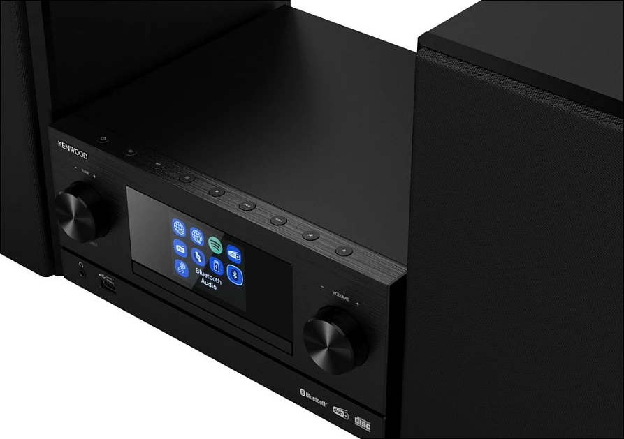 Mini sistem audio Kenwood M-9000S, Micro Hi-Fi 50 W, Bluetooth, CD/USB, Internet Radio/Spotify, i zi