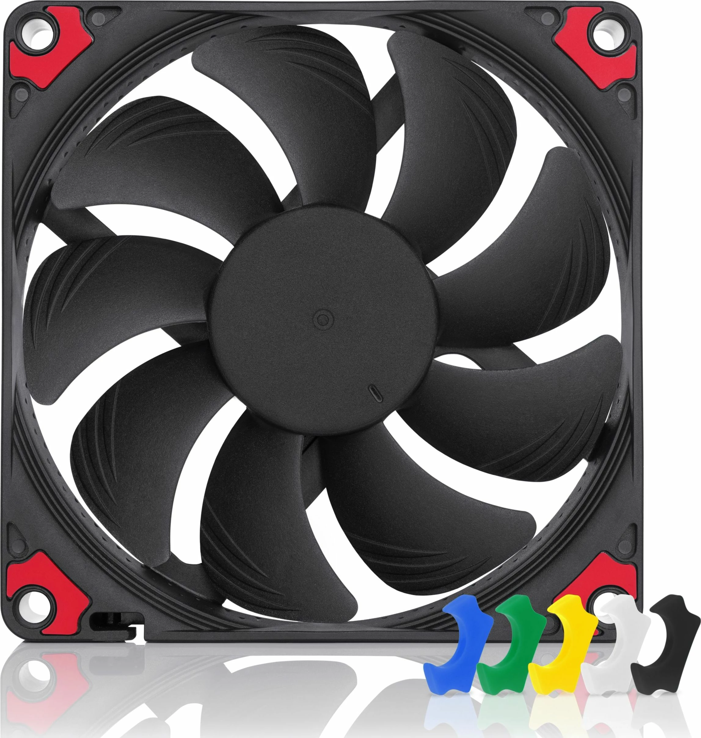 Ventilator PC Noctua NF-A9x14 HS-PWM chromax.black.swap 92mm x 14mm, 4-pin PWM, i zi, 1 copë