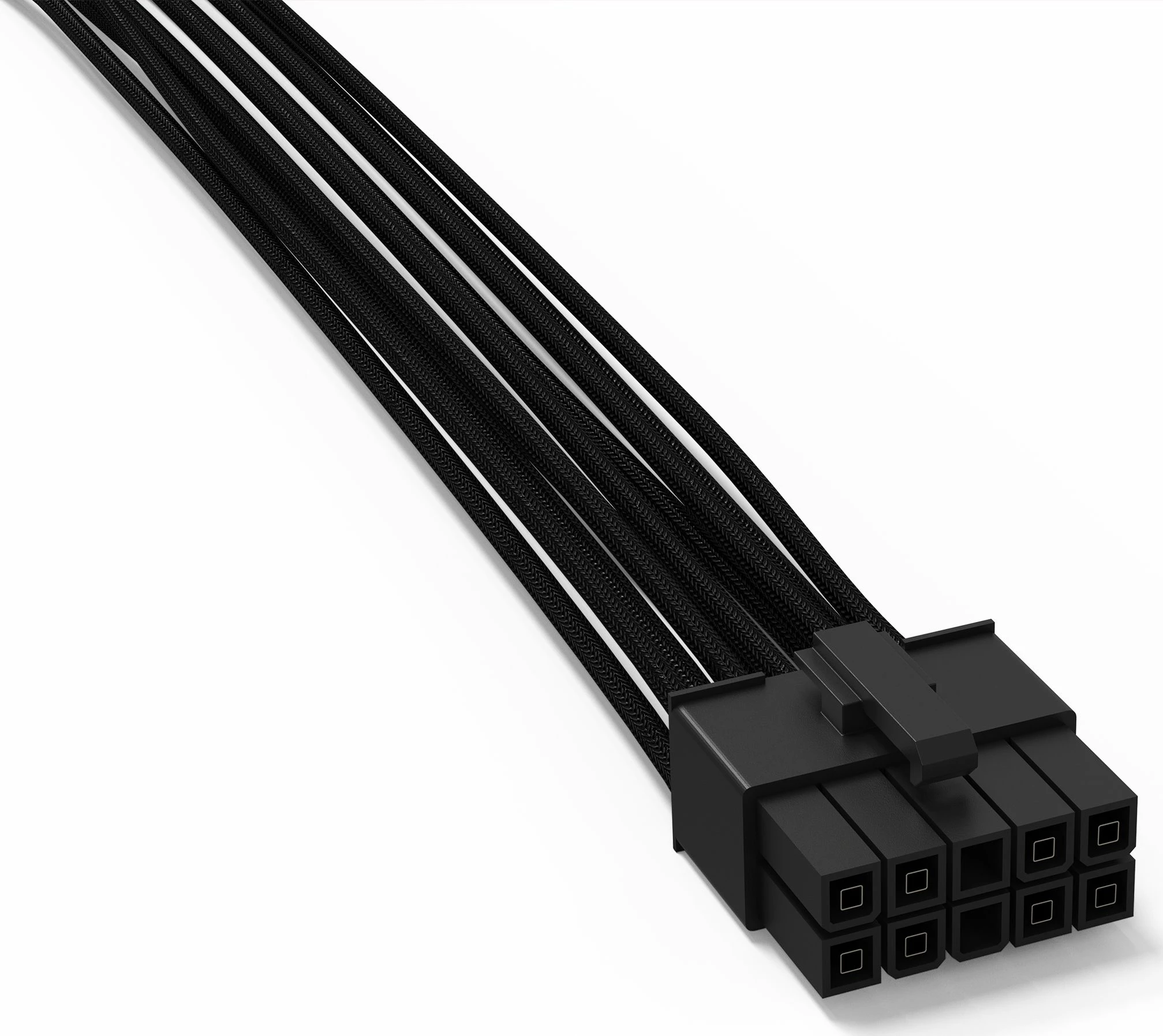 Kabllo energjie ATX/EPS 8-pin be quiet! BC061 0.7 m e zezë