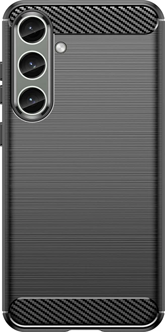 Mbështjellës Hurtel Carbon Case për Samsung Galaxy S24+, TPU, i zi