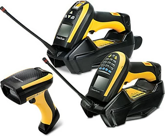 Skaner barkodi Datalogic PowerScan PD9100, 1D, me kabllo USB/RS-232, IP65, zi/verdhe