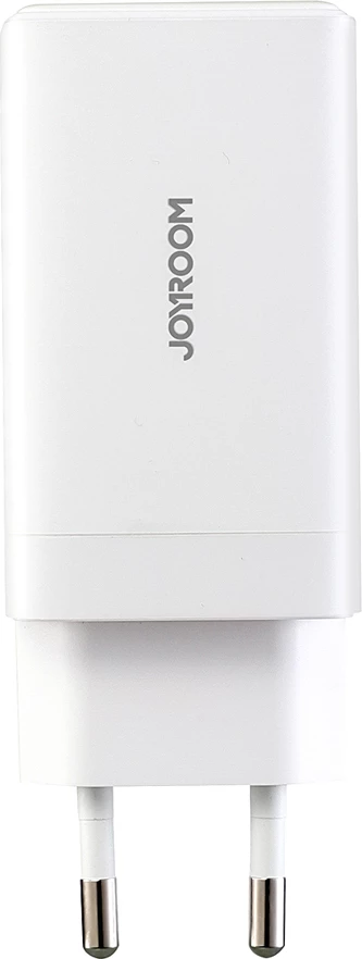 Karikues muri Joyroom JR-TG10 65W GaN, 2x USB-C + USB-A, me kabllo USB-C në USB-C 1.2m 100W, i bardhë
