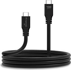 Kabllo USB-C në USB-C MediaRange MRCS218, 3m, 100W PD 3.0, 10 Gbit/s, e zezë
